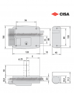 CISA 11630 外掛電鎖