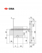 CISA 57010 四段式葉片型輔助鎖