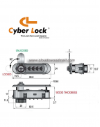 Cyber Lock 821-M1 4位密碼鎖