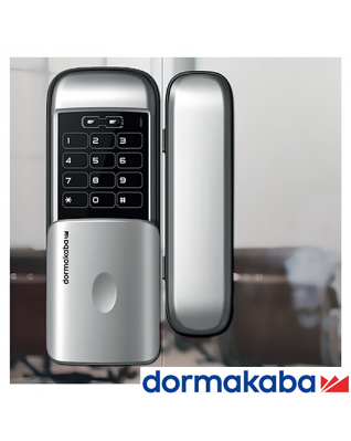 Dormakaba GL220 二合一智能電子玻璃門鎖 