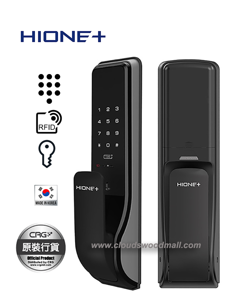 HIONE+ H-7700 推拉把手智能電子門鎖 
