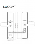 Lockly Secure Lux PGD829 智能電子門鎖