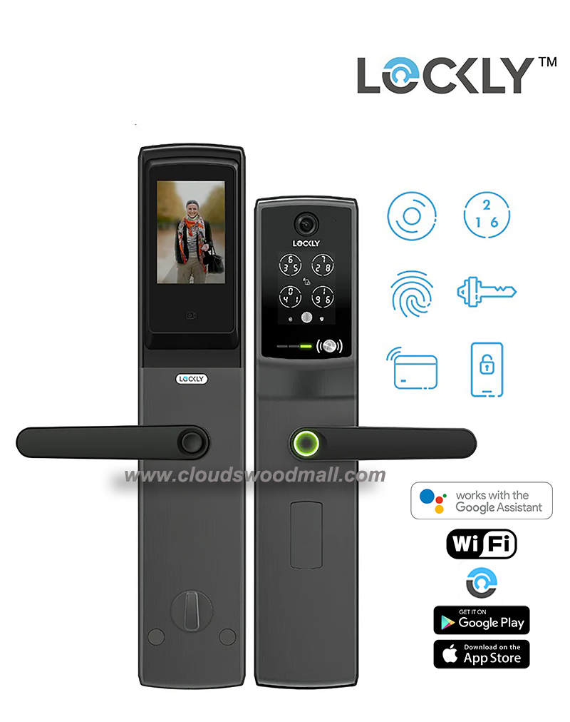 Lockly Vision Lux+ PGD898D 智能視像電子門鎖