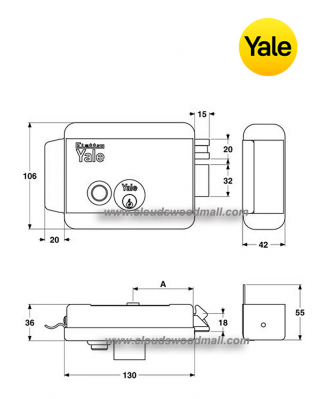 Yale 678 外掛電鎖