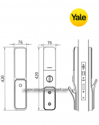 Yale Luna Pro 五合一智能電子門鎖