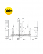 Yale YDM4109A 四合一智能電子門鎖